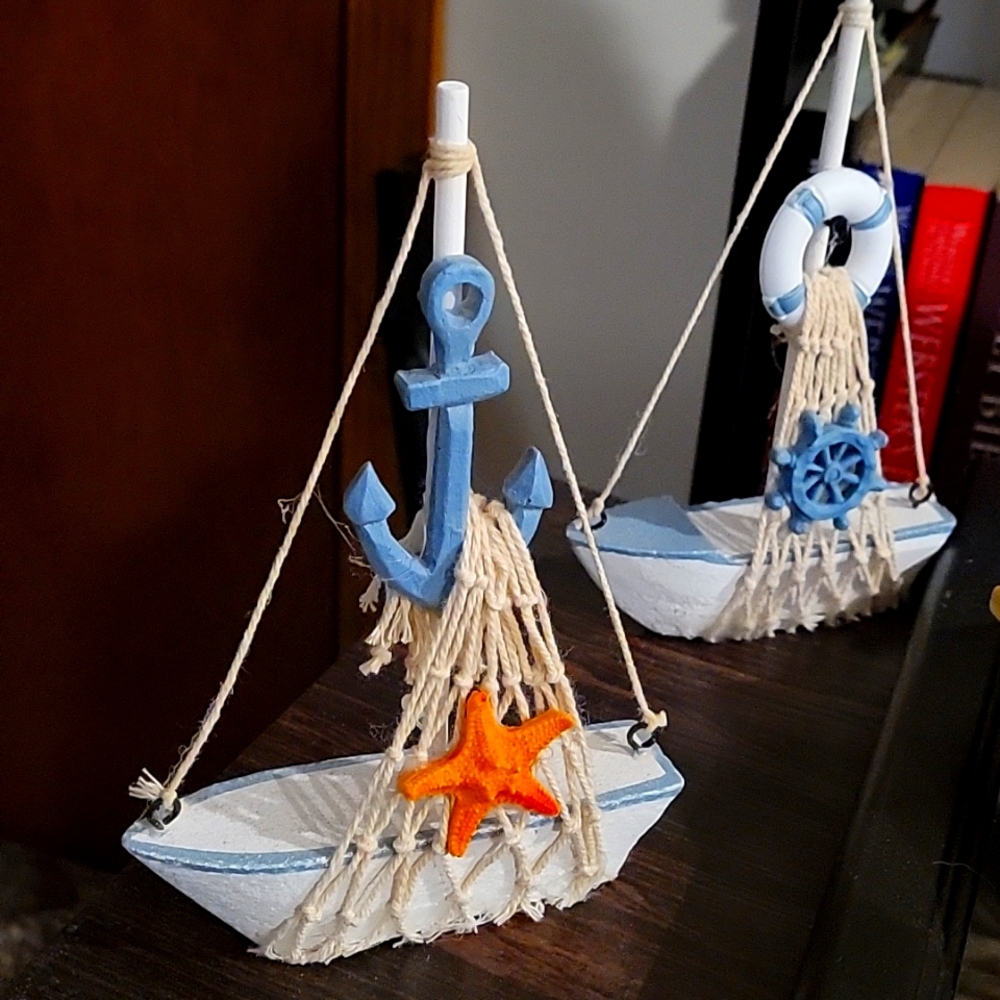 Sail boat decor